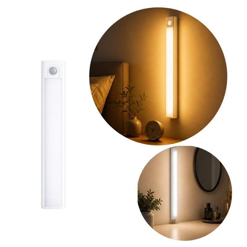 Luminárias Barra Led 20 Cm Sensor Usb Recarregável Slim