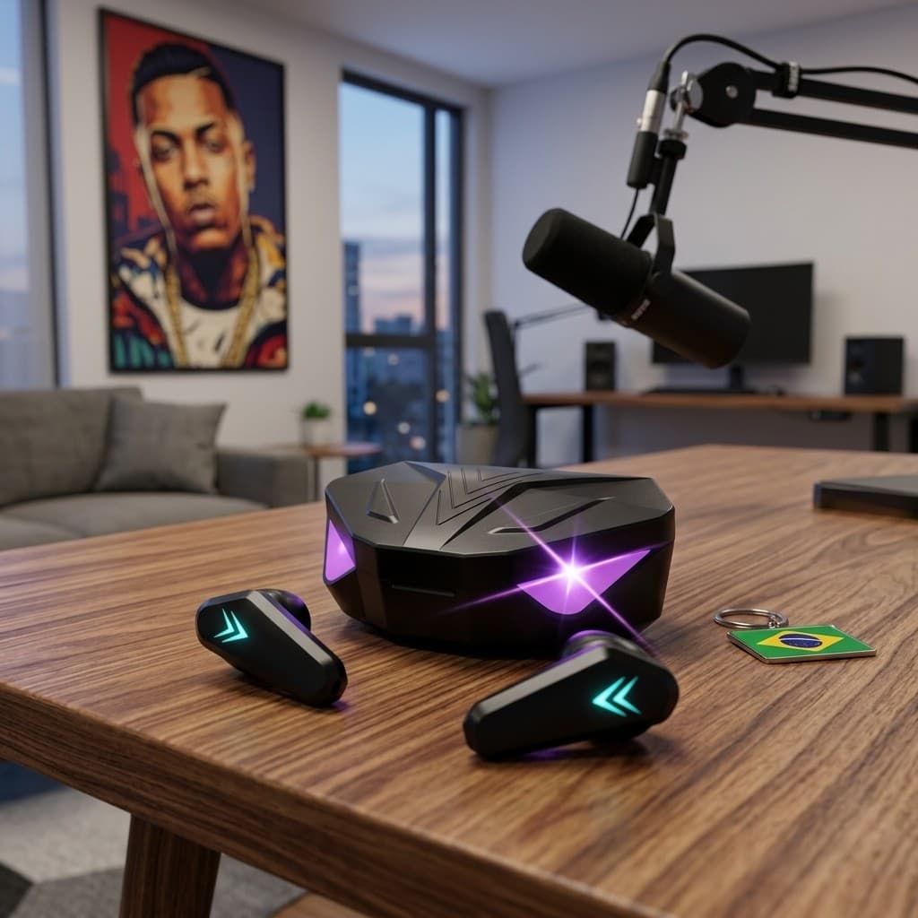 Fone De Ouvido Sem Fio X15 TWS Maratona Series Fone Gamer Bluetooth Som Estereo 9D Reducao De Ruido