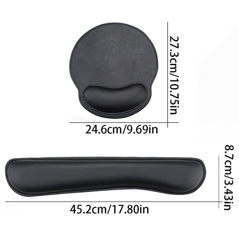 PEWANYDI 2 Pçs/Set Mouse Pad Ergonômico , Antiderrapante Criativo Suporte De Pulso , Pulseira Macia