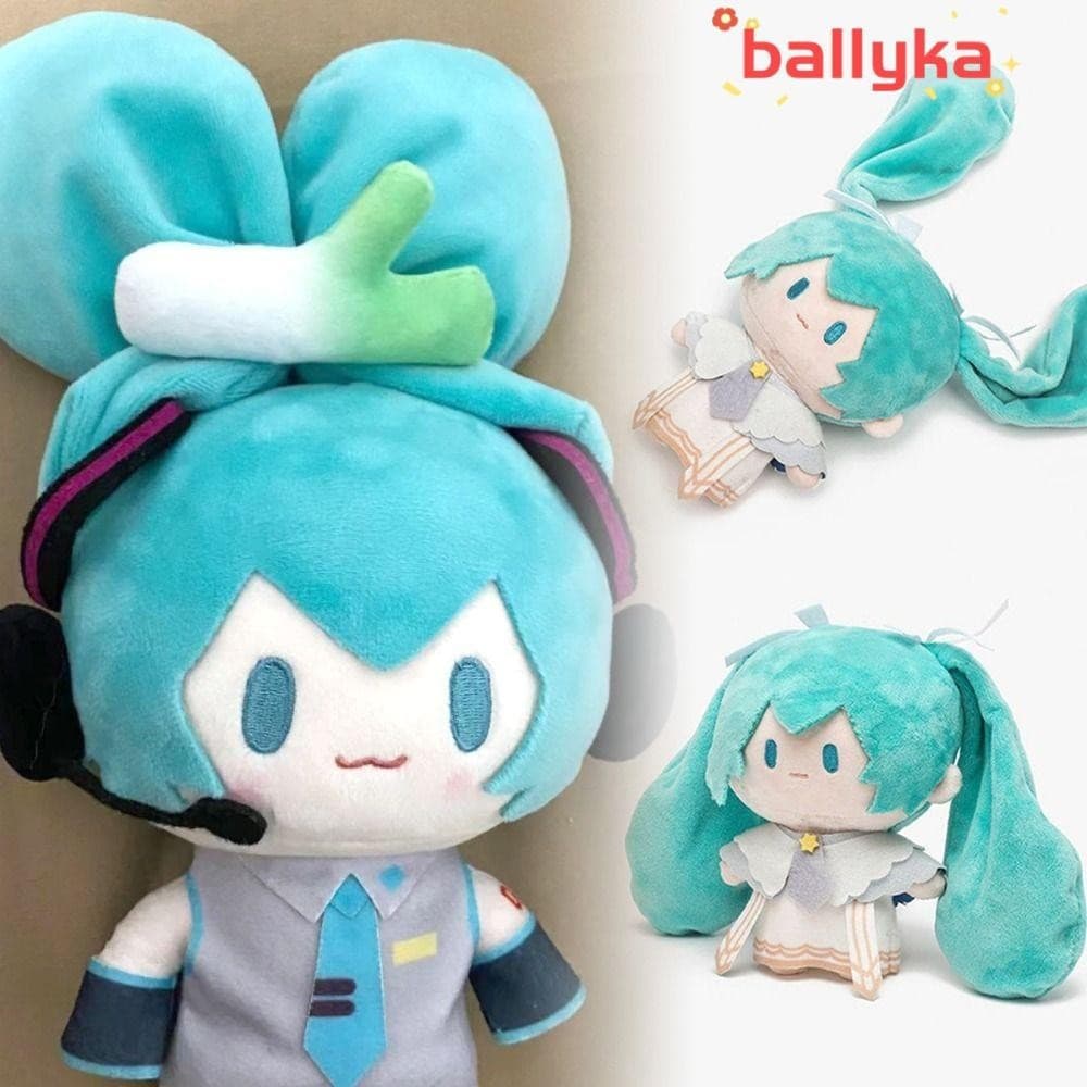 Boneca BALLYKA Hatsune Miku, Figura de Pelúcia Macia da Série Fufu, Brinquedo Engraçado de 15CM para Crianças DPHX