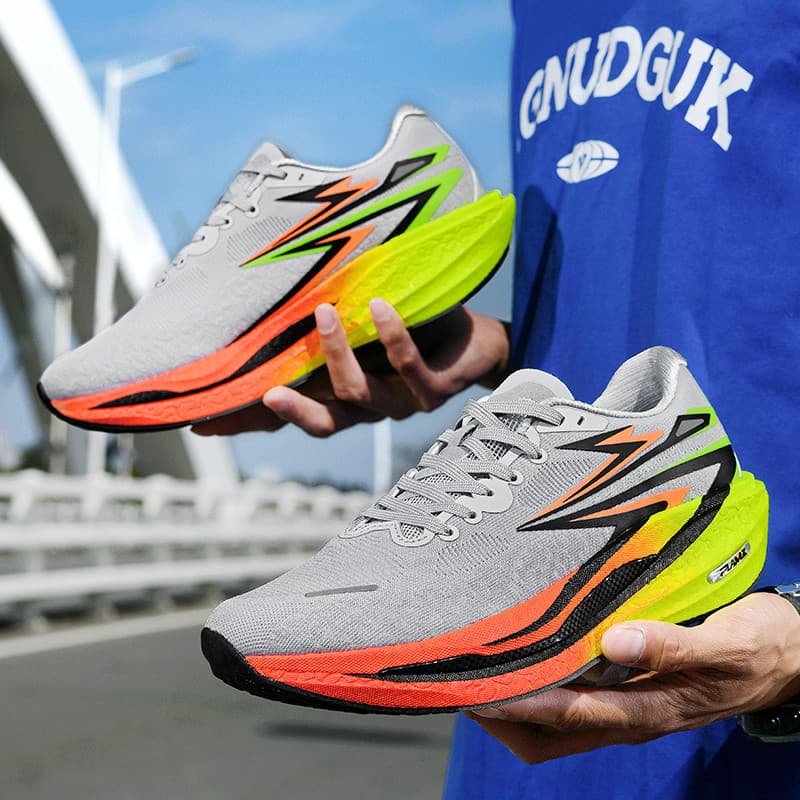 Novos Tênis De Corrida De Prancha De Carbono , Sapatos Casuais , Calçados Esportivos Antiderrapantes 45