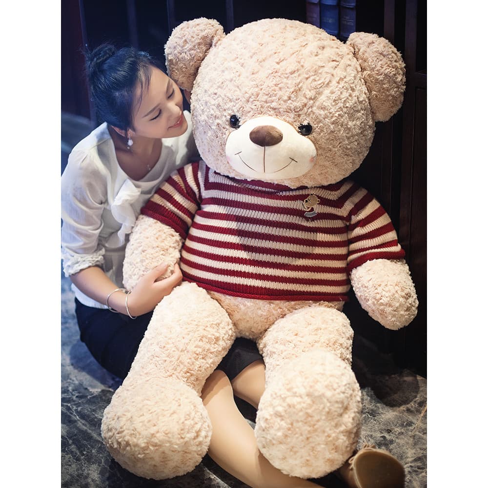 Genuíno grande urso de pelúcia boneca brinquedo de pelúcia Ragdoll menina menino grande urso abraço urso cama super supe