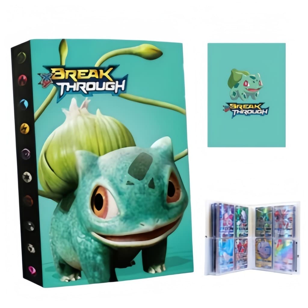 Álbum Fichário Pokémon Original 240 Cartas Capa PVC Grande Capacidade Pronta Entrega BR