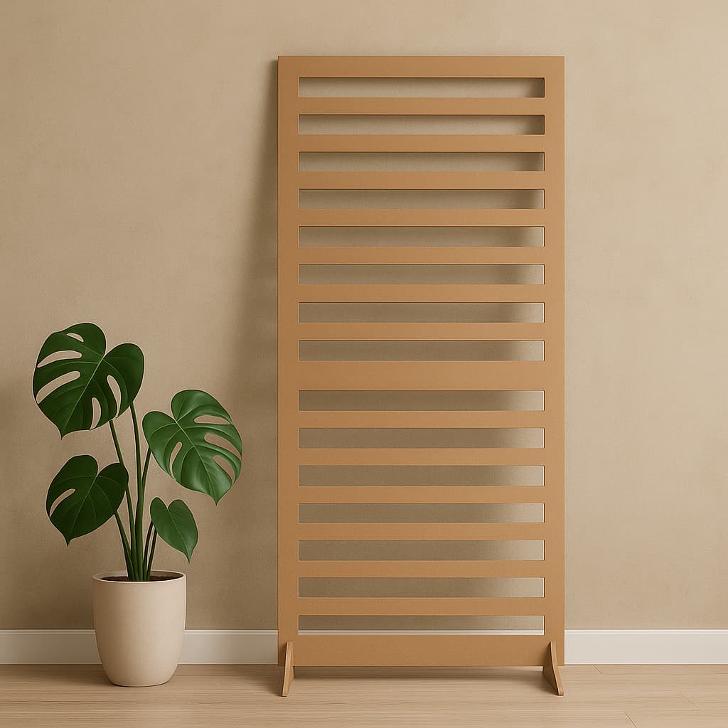 Painel Ripado em MDF 184x59,5 – Divisória Decorativa para Festas e Ambientes Qualidade Premium