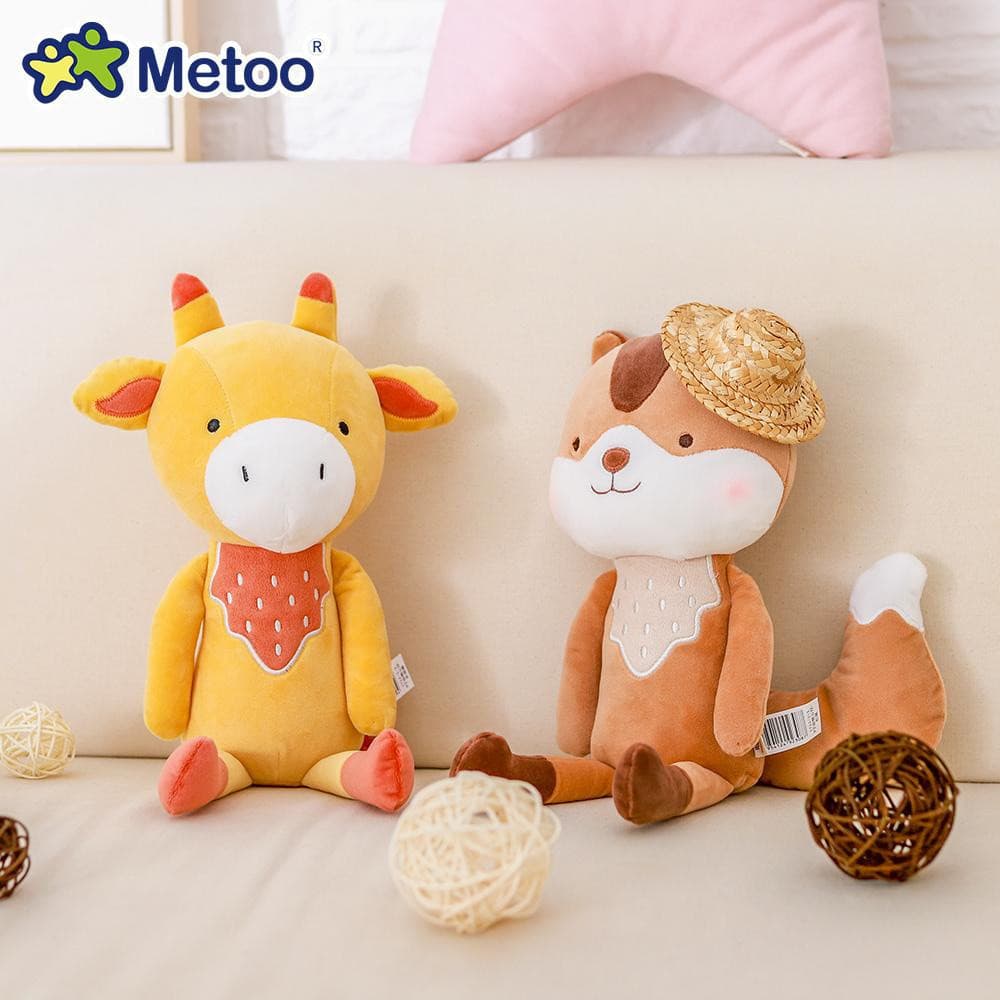 Metoo Girafa Girafa Boneca de Pelúcia de Esquilo​​Boneca Adormecida Série Animal de Brinquedo Boneca Adormecida Boneca B