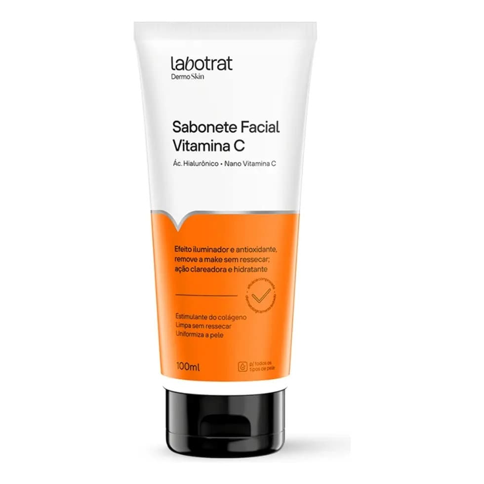 Sabonete Facial Vitamina C Labotrat - 100ml