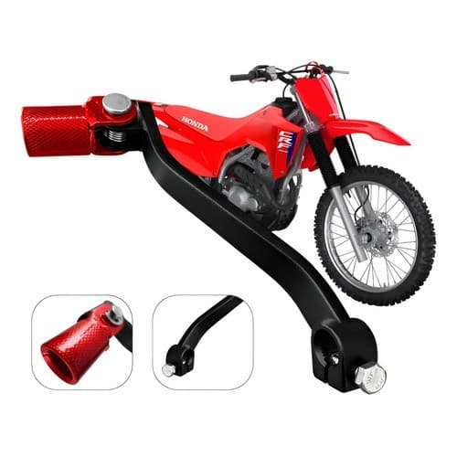 Pedal De Cambio Crf300f Marcha Crf250f Retrátil Aço Original Vermelho Honda Original