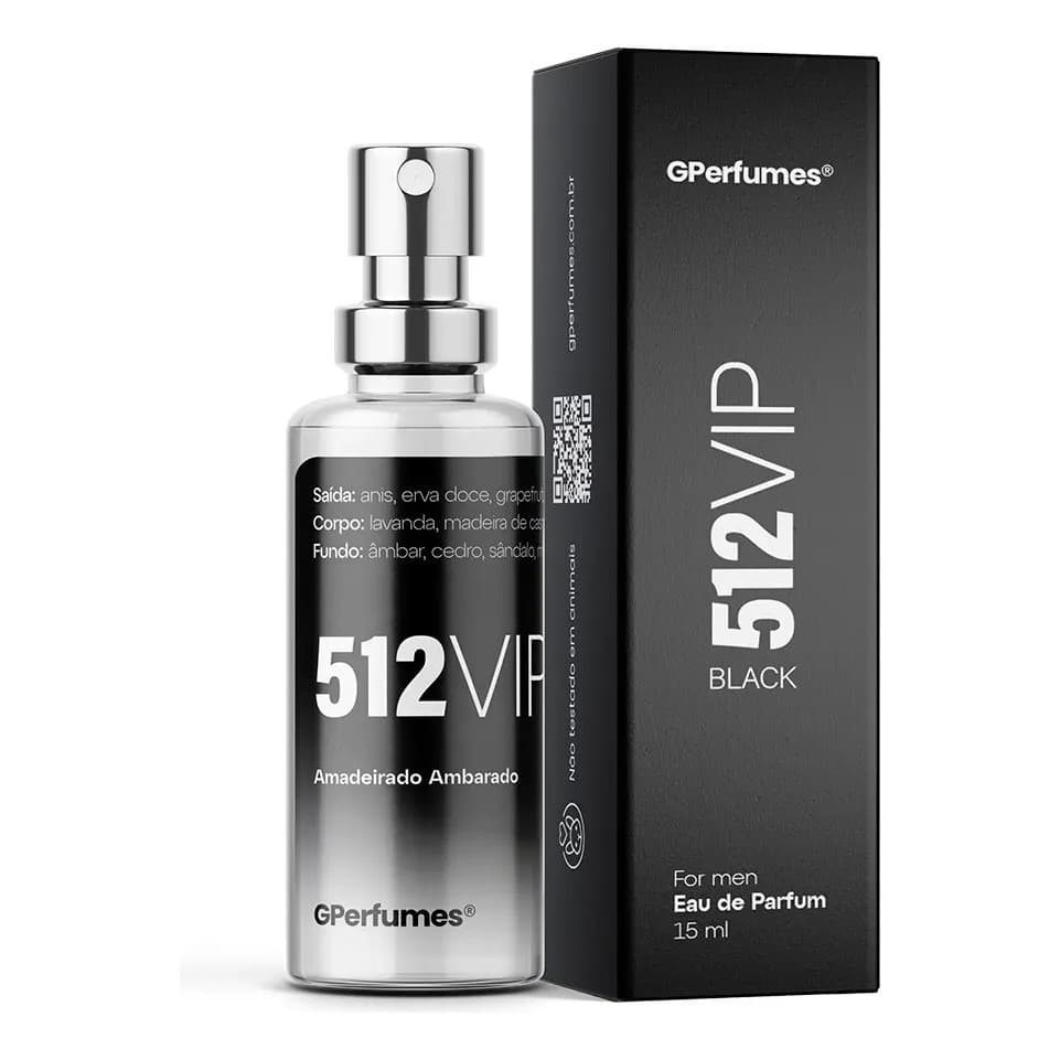 Perfume Masculino 512 Vip Black Gperfumes