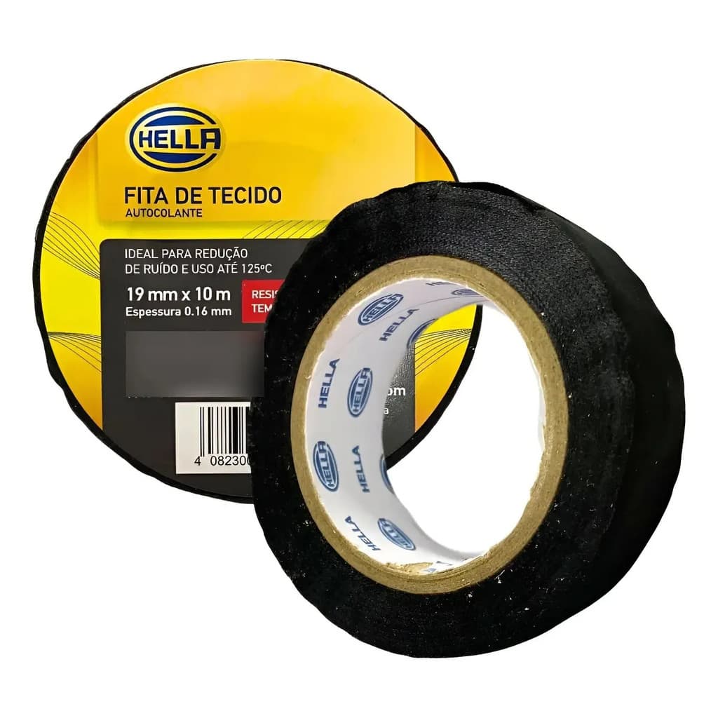 Fita Tecido Isolante Anti Chamas Chicote Automotivo 19mm 10m (Hella HFT8761)