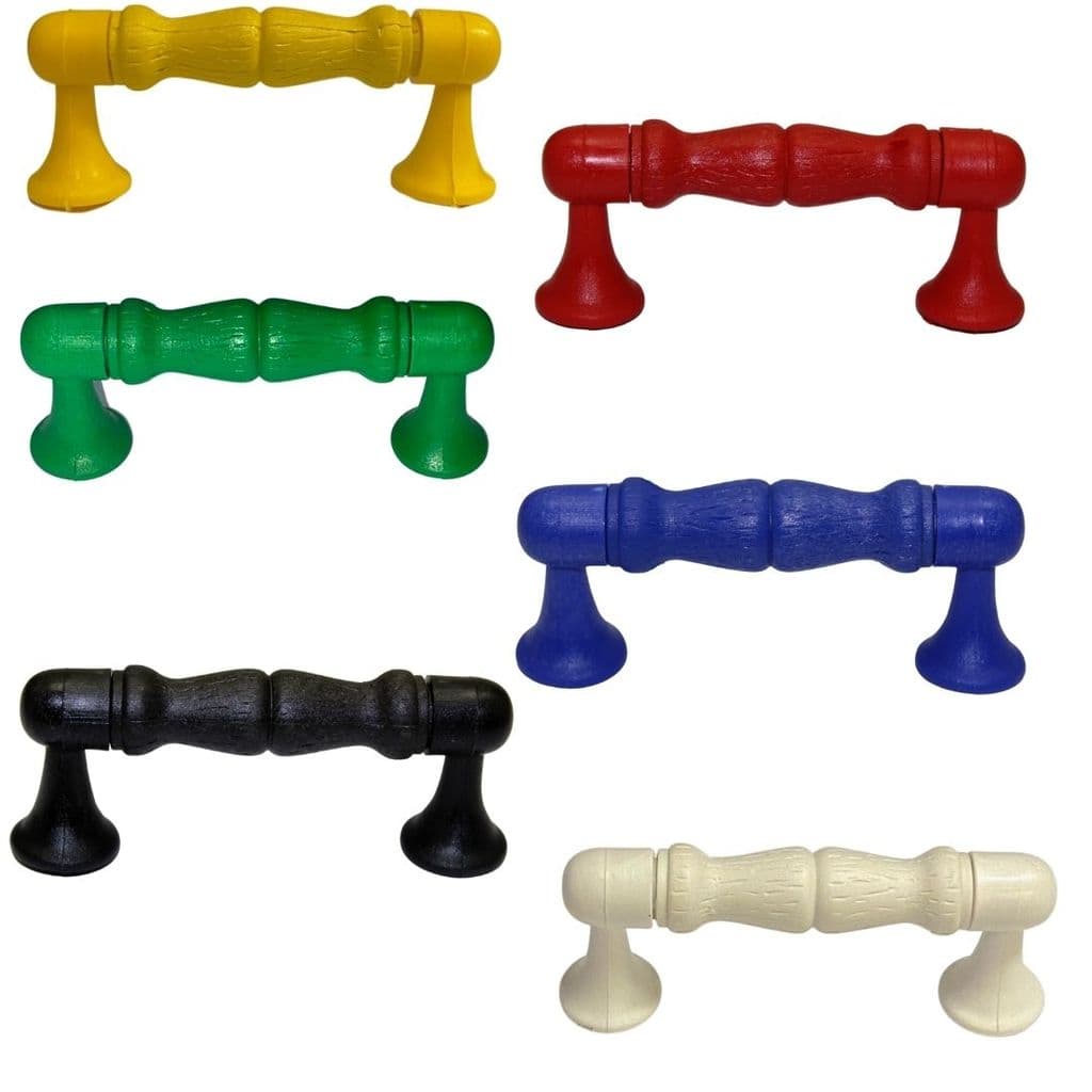 Kit c/ 10 Puxadores Color alça caneca de latinha e parafusos