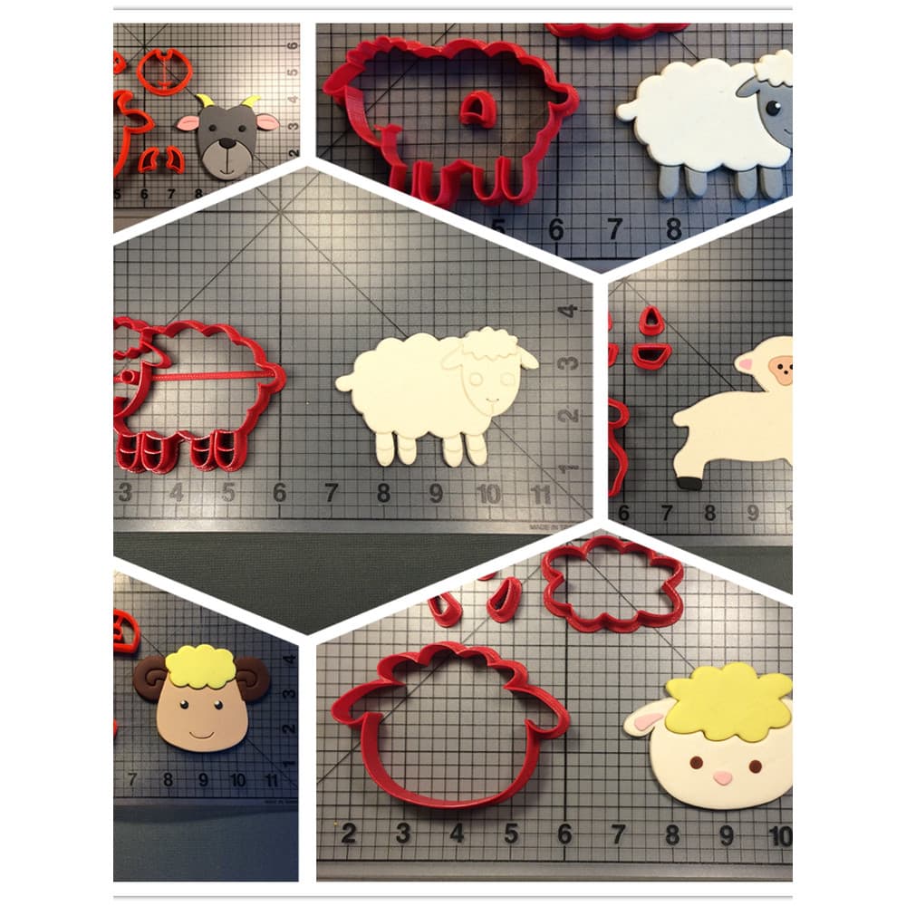Ovelha Animal dos desenhos animados pão cozido no vapor molde macarrão padrão doméstico cozido no vapor profundo supleme