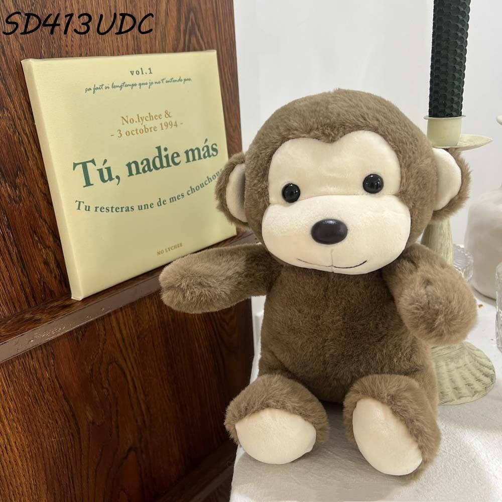 Boneca De Macaco De Simulação SUNDANCE , Brinquedo Pelúcia De Desenho Animado Super Macio , Bichos 23 Cm