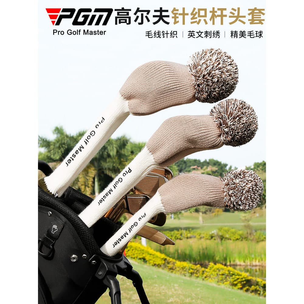 P PGM golf club capa de madeira clube cabeça capa protetora das mulheres dos homens Universal malha boné capa suprimento