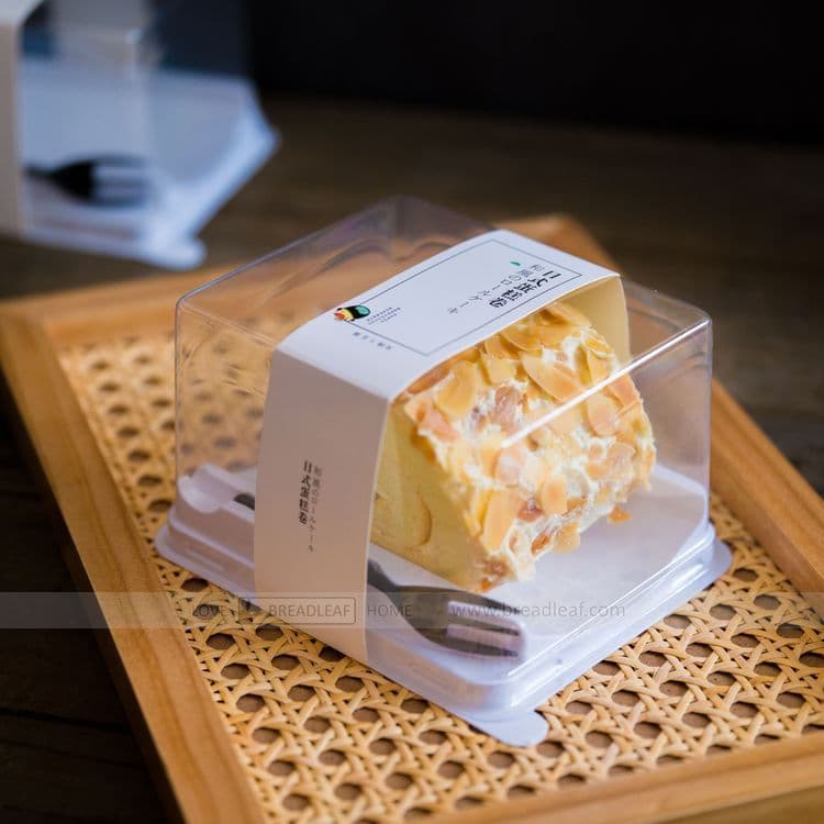 Estilo japonês pele de tigre bolo rolo caixa Mousse corte bolo caixa rolo suíço toalha sonho Tornado