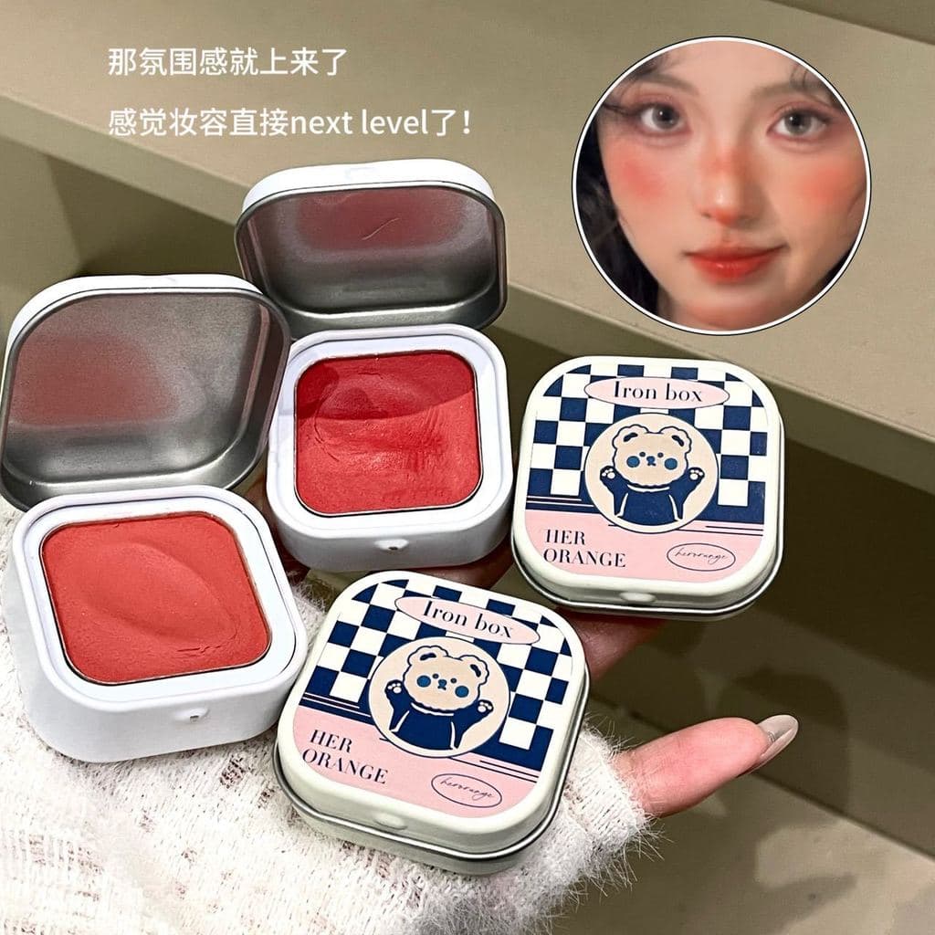 HERORANGE Light Smooth Soft Blush Monocromático Matte Soft Mist Nude Color Repair Revelando Tender Whitening Blush Cream