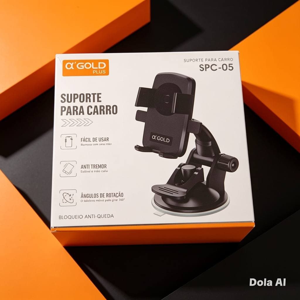 Suporte Veicular  2in1 Celular Painel e Vidro