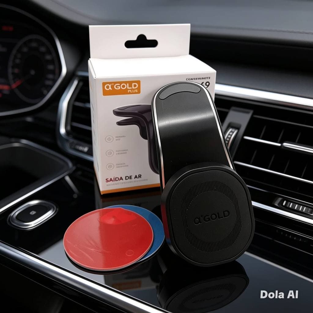 Suporte de Celular para Carro Painel e Para-brisa 2em1 Rotação 360° Universal