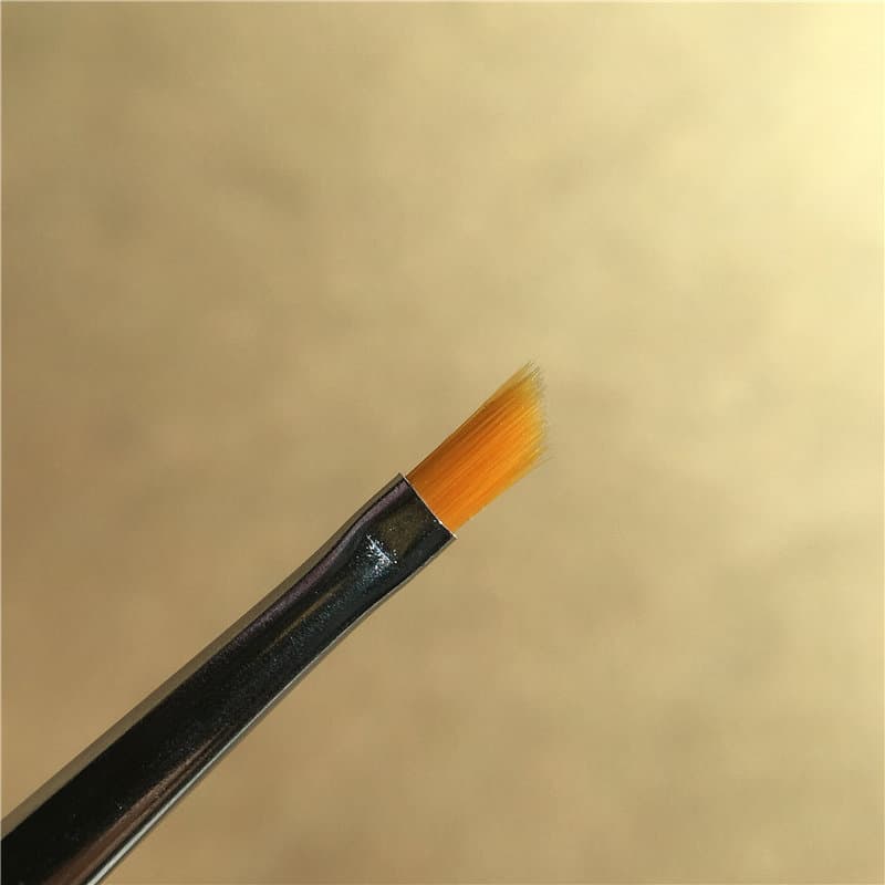 Ultra Mini pequeno delineador escova gancho linha escova desenho bom ajudante arte maquiagem linha sobrancelha bom ajuda