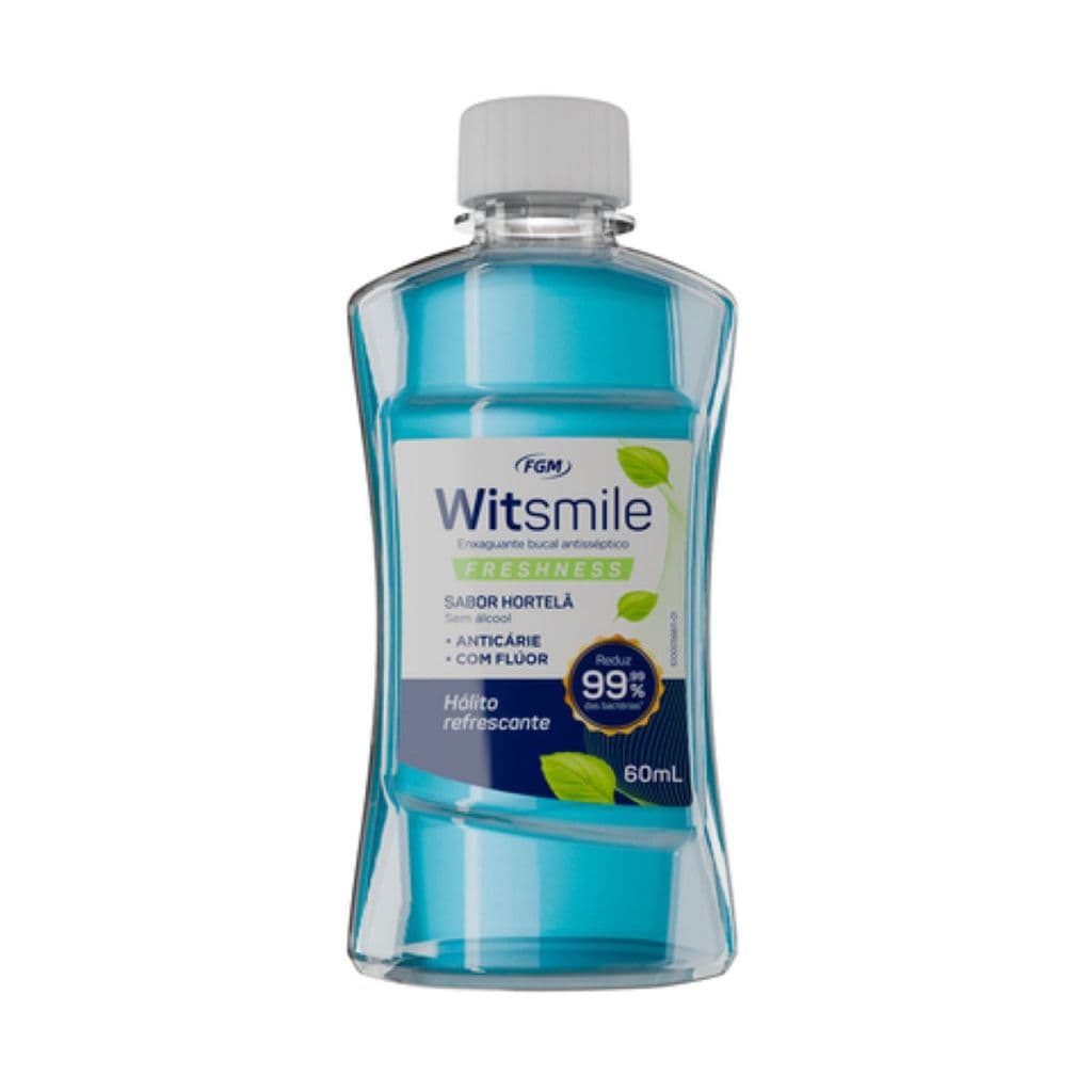 Enxaguante Bucal Witsmile Freshness Hortelã FGM 60ml