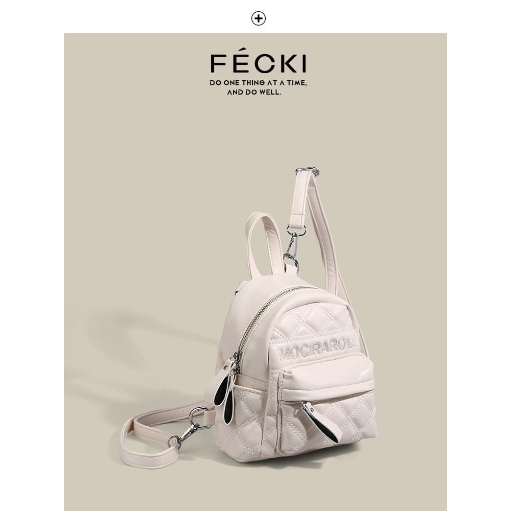 FECKI nicho mochila feminina 2025 novo estilo grande capacidade Commuter saco de escola menina estudante universitário p