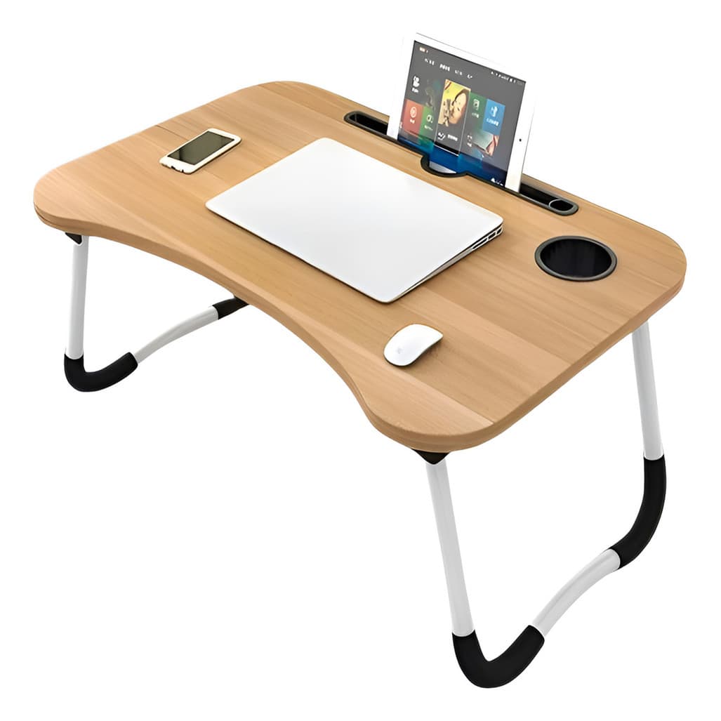 Mesinha Mesa Suporte Notebook Multiuso Trabalho Cama Sofá Dobrável Ergonomica e Pratica