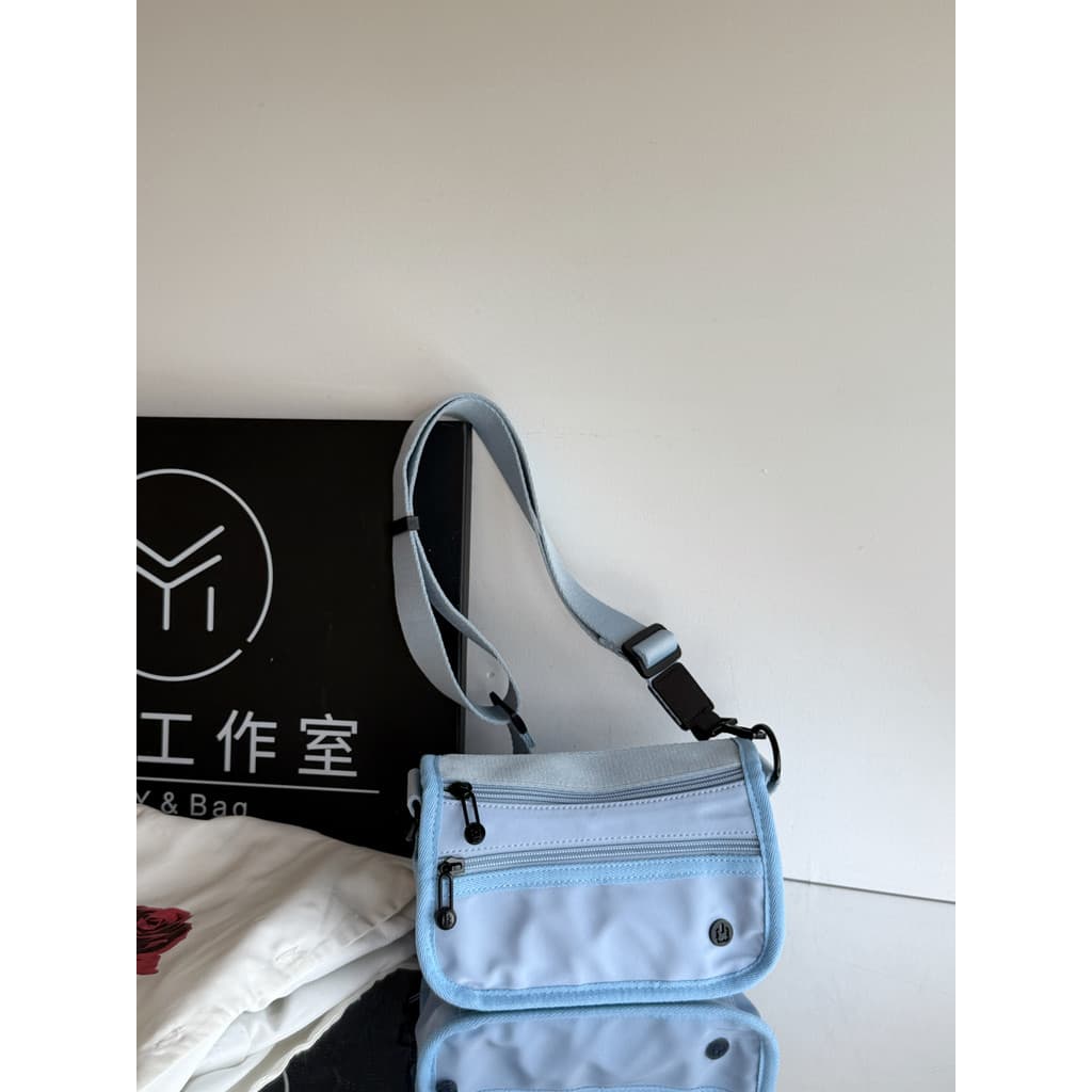 MY Bolsa de sela Casual leve à prova d'água de um ombro bolsa pequena Cross-Body bolsa de pano com vários bolsos moda ni