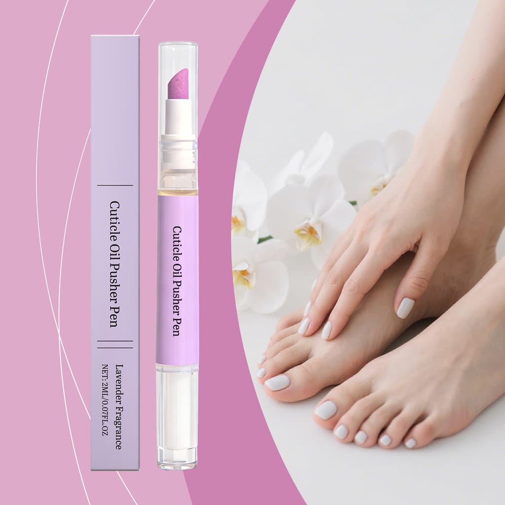 Caneta De Óleo De Cutícula De Lavanda 2ml , Cuidados Com As Unhas , Hidratante , Reparo Portátil , Tratamento De Pele Se