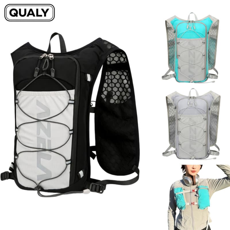 5L Mochila Hidratação Ciclismo Impermeável Leve Trilha E Corrida Ciclismo Colete - QUALY