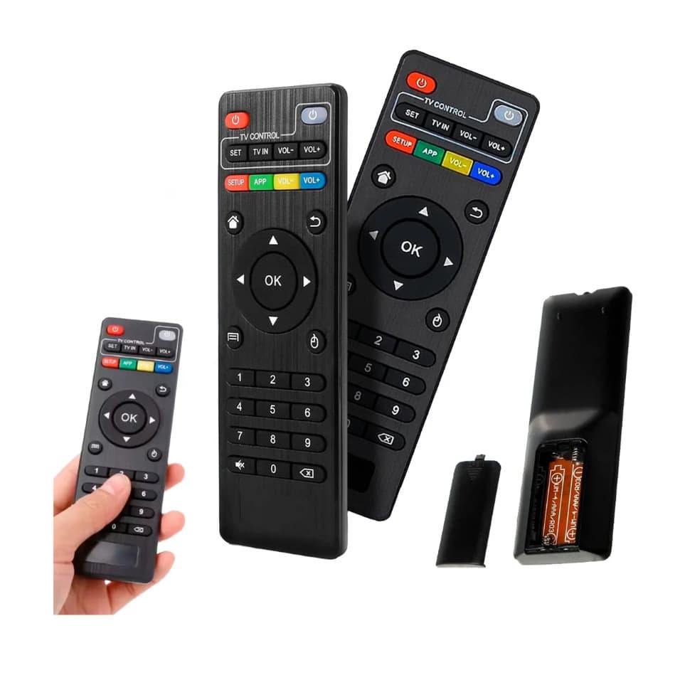 Kit Controle Remoto Universal Compatível com TV Smart e Receptores