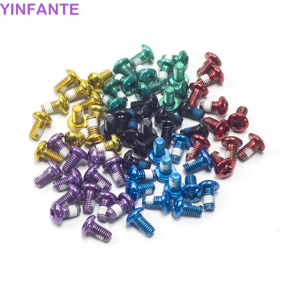 YINFANTEWN Parafusos Torx Coloridos , Acessórios De Freio , Rotor A Disco De Bicicleta , Acessório De Ciclismo M5x9mm ,