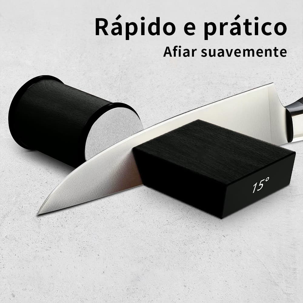 Afiador de facas Afiador de faca tambor Aço de tungstênio magnético sucção rolamento afiador pedra Durável Ajustável