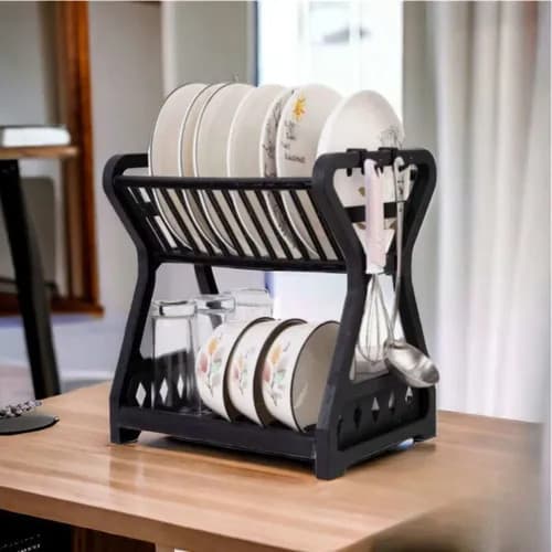 Escorredor Louça Cozinha Pia Rack Seca Organização Pratos Copos Xícaras Potes Panela Vasilhas Tampa