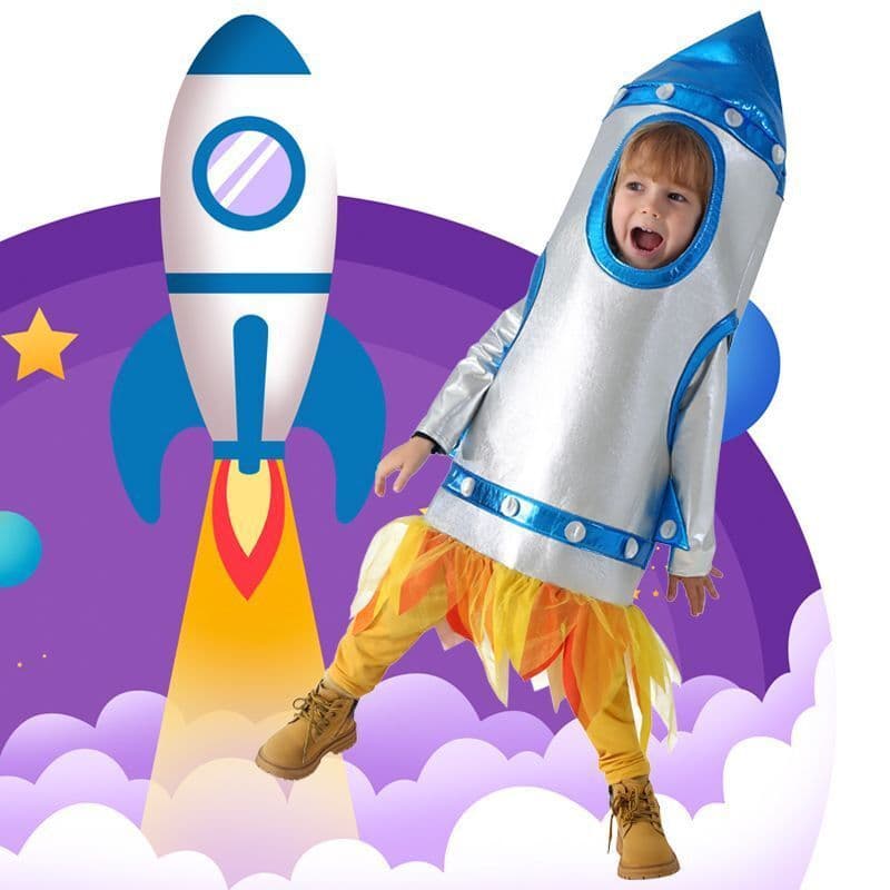 Astronauta crianças cos foguete espaço traje espaço terno roupas jogos desempenho traje [2026 novo estilo]