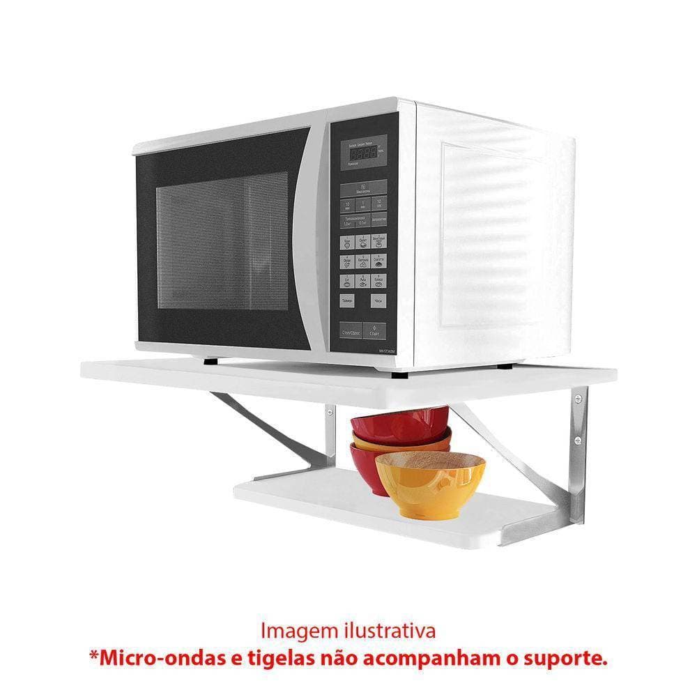 Prateleira para Microondas, Cafeteira, Airfryer prateleiras Kit Z2-UV-BR Multiv