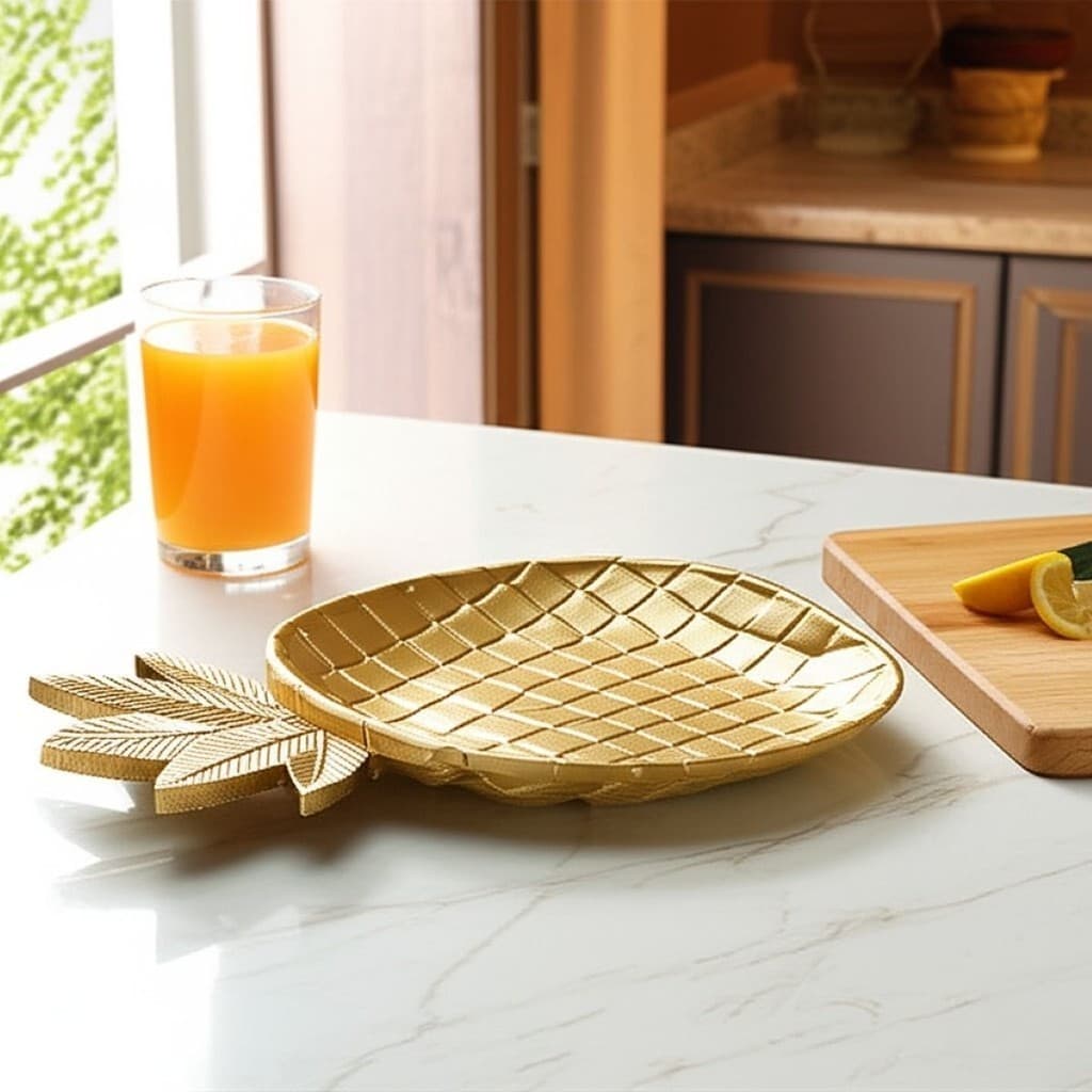 Fruteira Nórdica Minimalista – Bandeja Criativa para Sala, Mesa de Centro e Lanches