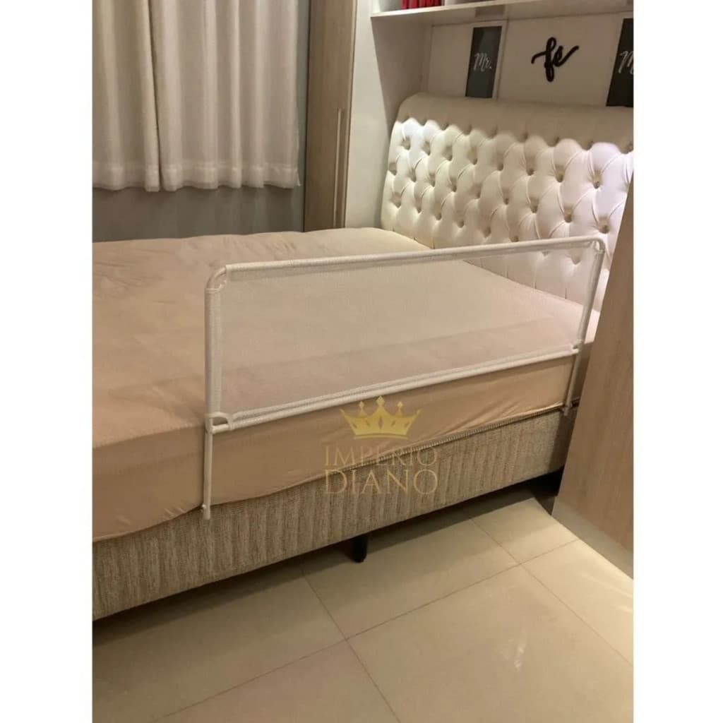 Grade Proteção Para Cama Bebês 68CM 84CM 116CM Crianças Protetor Resistente Dobrável Lateral