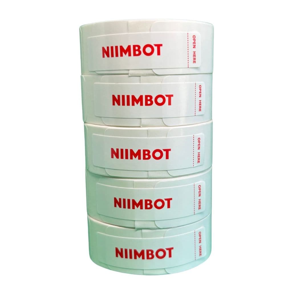 5 Rolo Etiquetas 14X22 Niimbot P/ Impressora D110 D11 D101