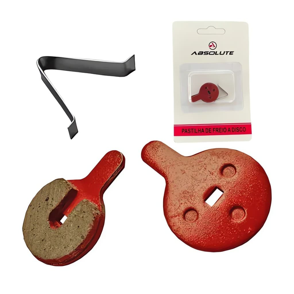 Pastilha de Freio Absolute M01-R Orgânica C/ Mola Mecânico