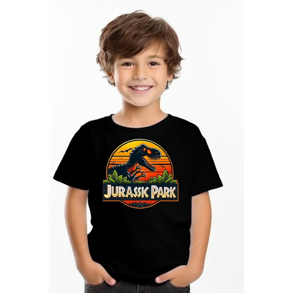 Camiseta Infantil Jurassic Park – Estilo e Aventura para Pequenos Fãs
