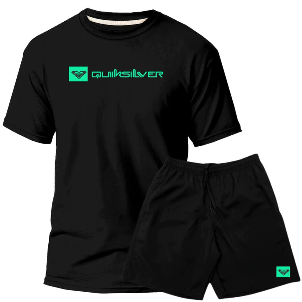 Kit Camiseta DTF QKS Premium Algodão 30.1 + Short Tactel