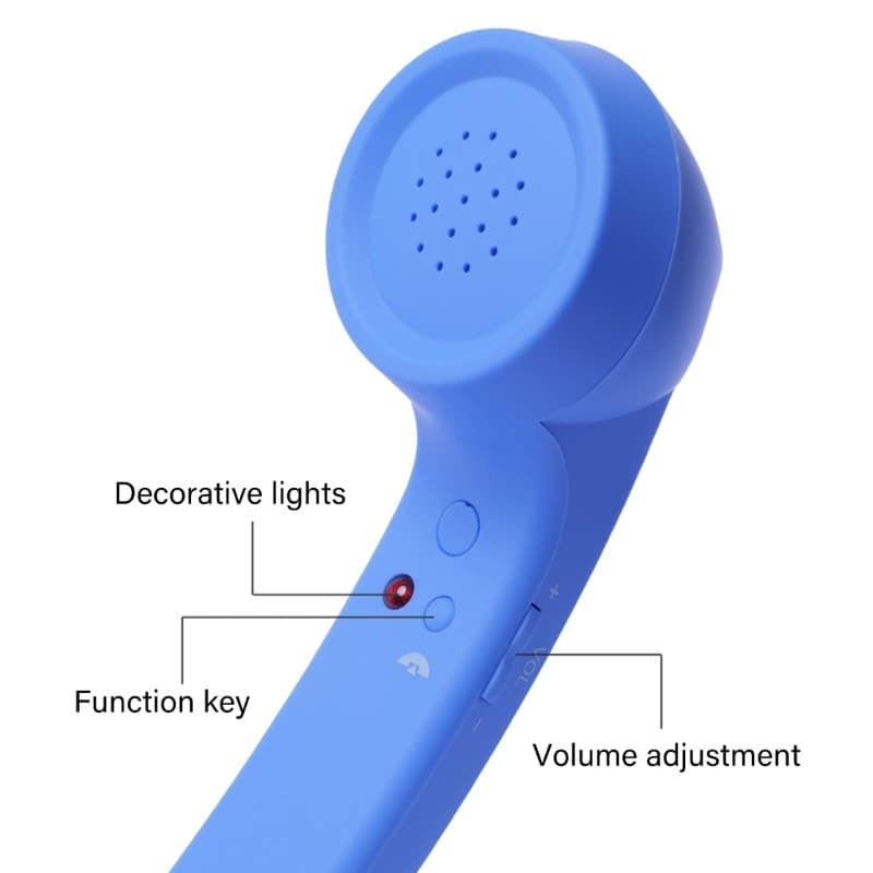LI * Dispositivo Retro Para Telefones Modernos Tipo C Conecta Função Chamada Instantânea