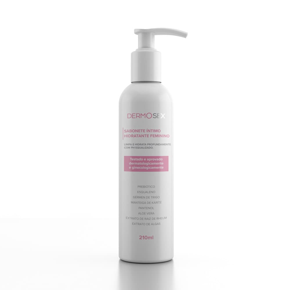 Sabonete Íntimo Hidratante Feminino Dermosex - 210 ml