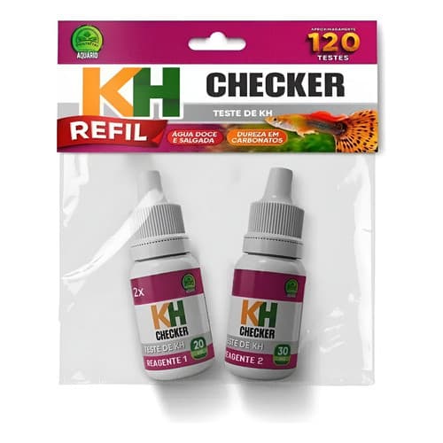 Refil Reagentes Teste Kh Checker Powerfert Aquario