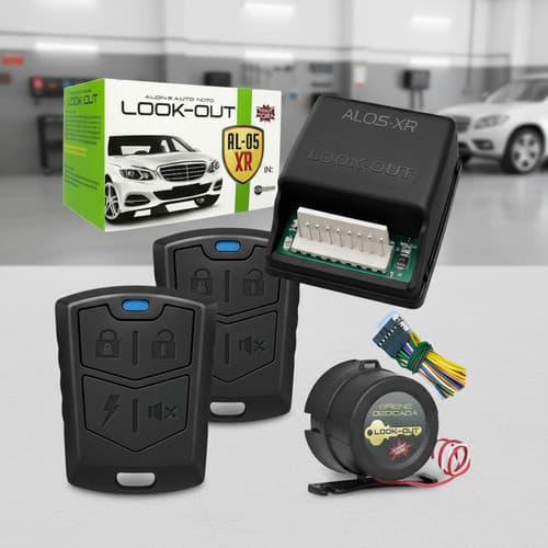 Alarme Automotivo Carro 2 Controles Look Out Com Sirene