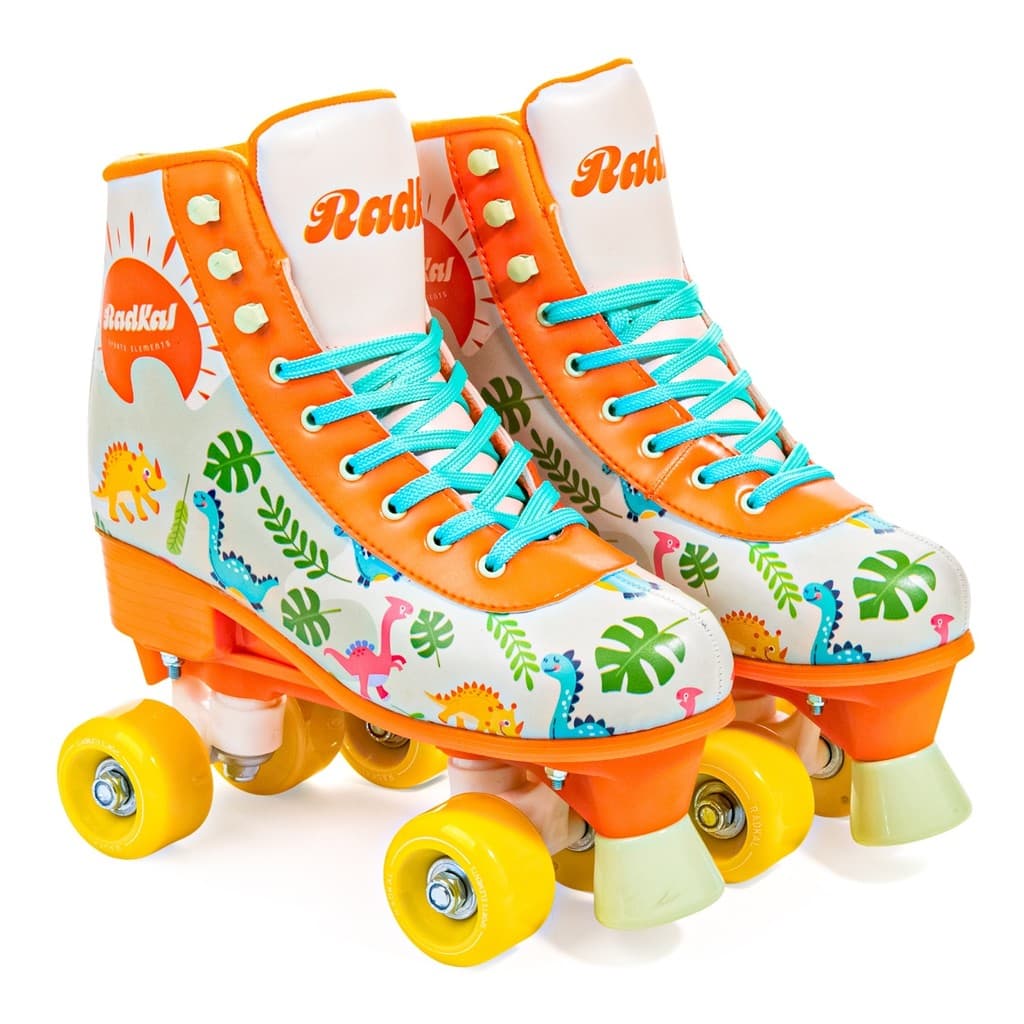 Patins Dino Roller Ajustável Infantil Juvenil Menino Menina 4 Rodas - Fênix Brinquedos