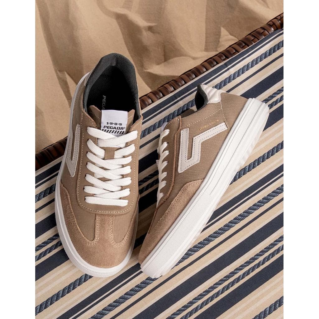 Tênis Casual Pegada Masculino em Couro  111507