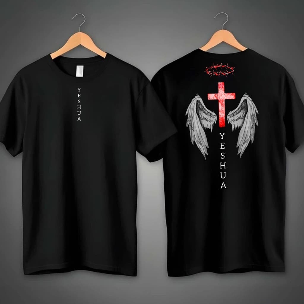 Camiseta Premium Básica T-shirt Yeshua 100% Algodão ultra conforto religiosa