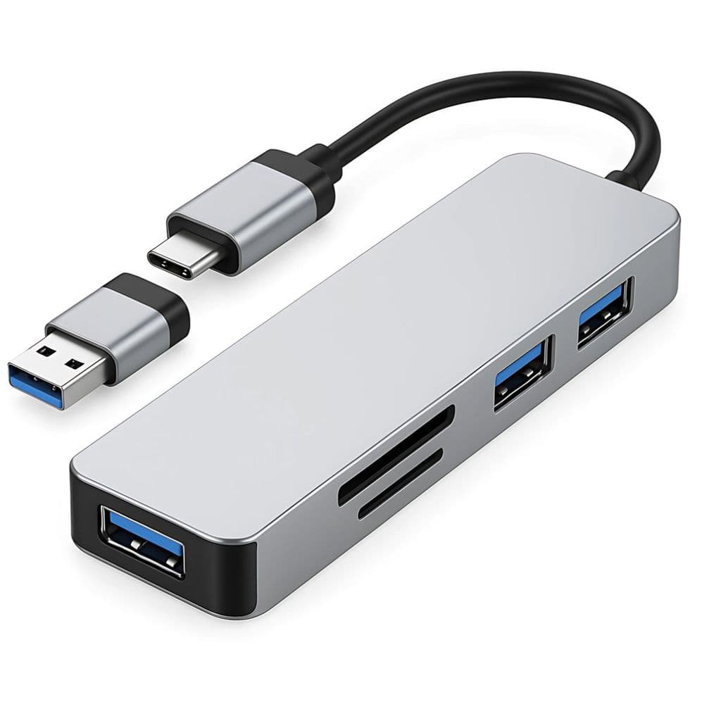 Hub Cabo Usb 3.1 Extensor 5 Portas High Speed Hd Pen Drive