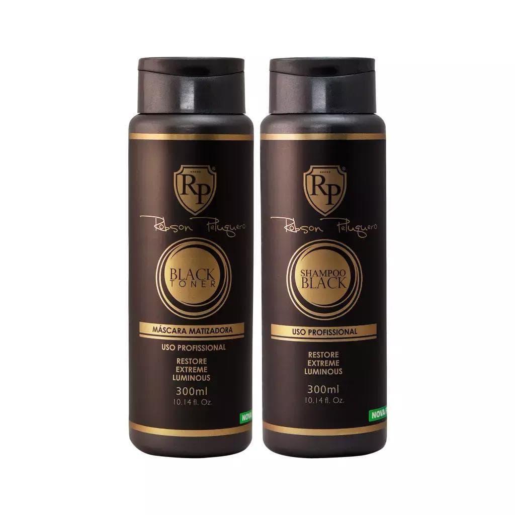 Kit Home Care Black 300ml Robson Peluquero