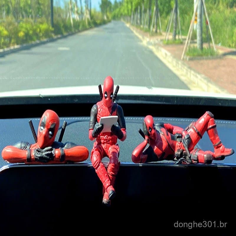Figura de Ação Deadpool Decoração/Casa, Carro, Decoração de Motocicleta
